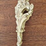 Antique bronze ornaments and pediment