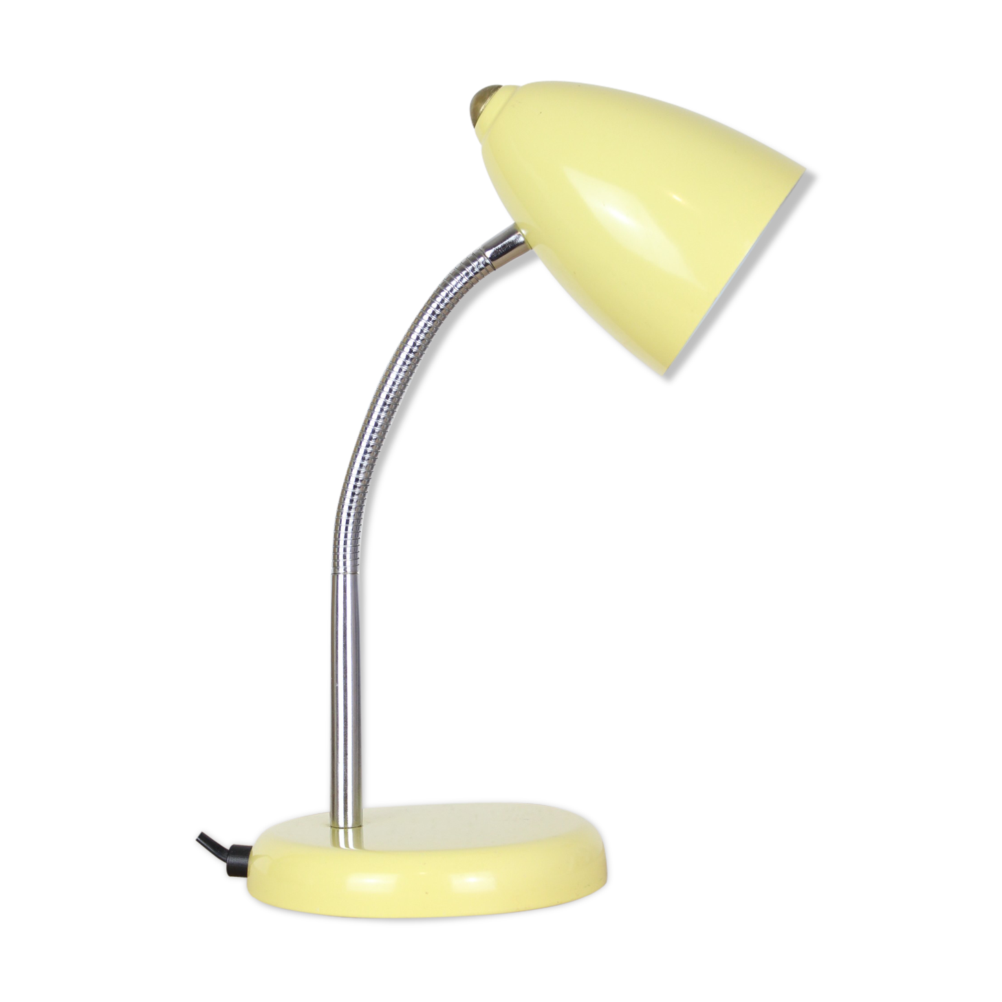 Yellow desk pressure lamp