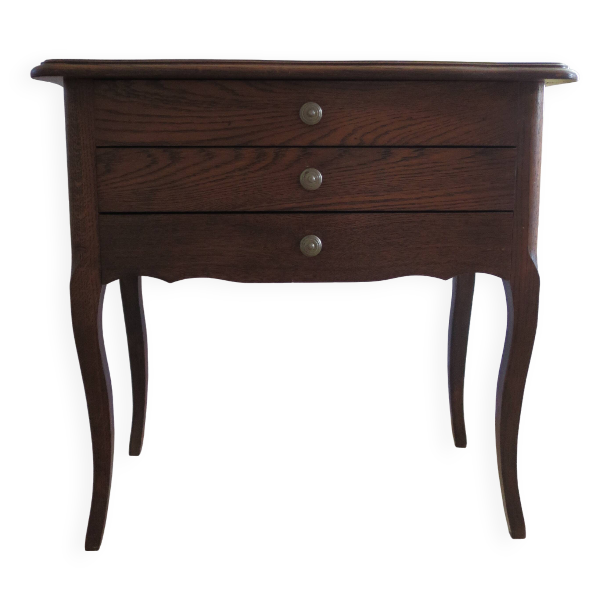 Vintage - Charming work table - Small chest of drawers/dressing table - Louis XV style - Cabriole legs - 2 drawers