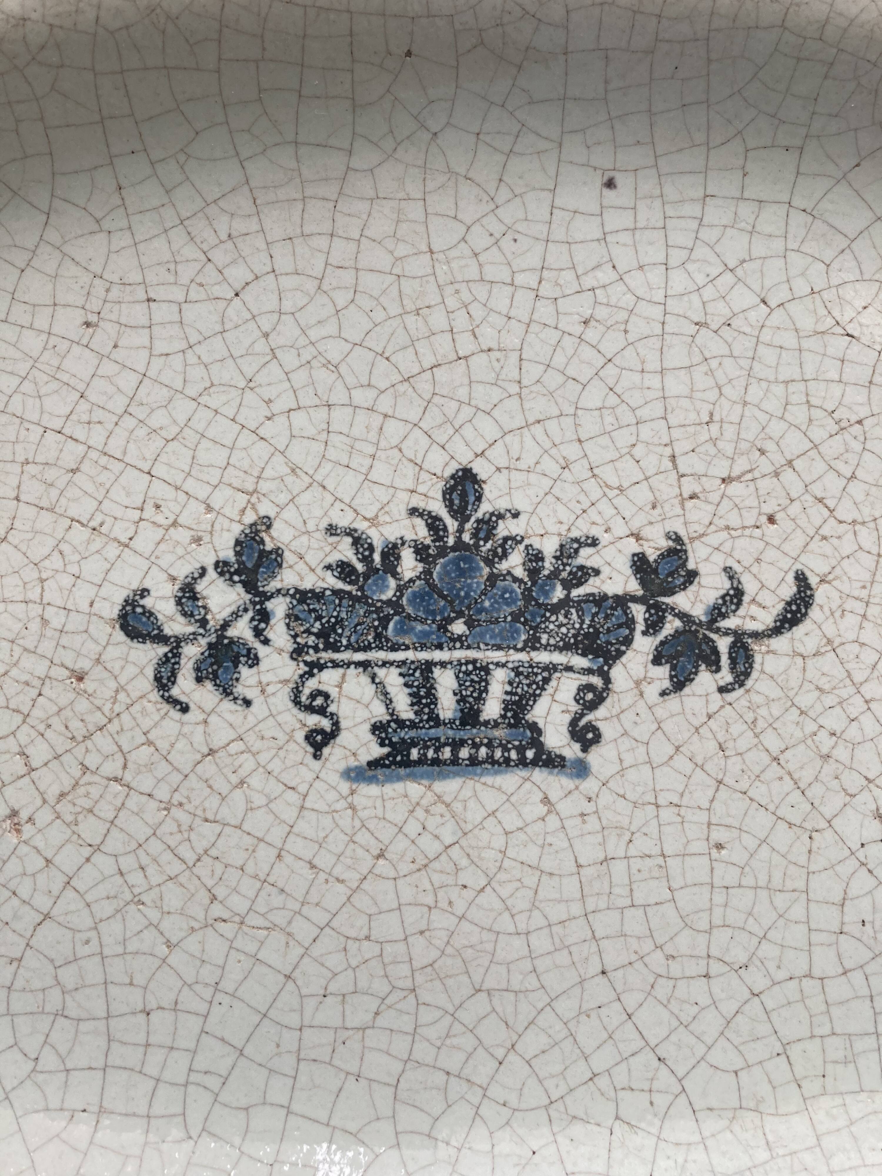 Brown ass earthenware dish Forges Les Eaux, early 19th century