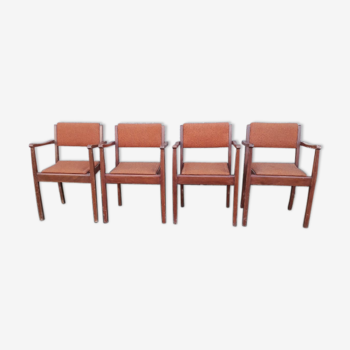 4 fauteuils 1950