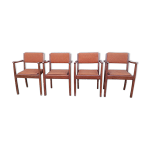 4 fauteuils 1950