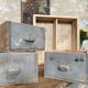 Artisanal workshop bank in patinated wood, circa 1950.