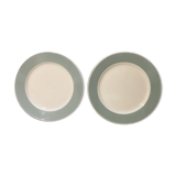 Lot of 2 plates Digoin Sarreguemines