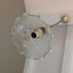Art deco art style depoli glass hanging