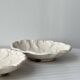Fluted cracked terracotta dishes - fluted wall plates