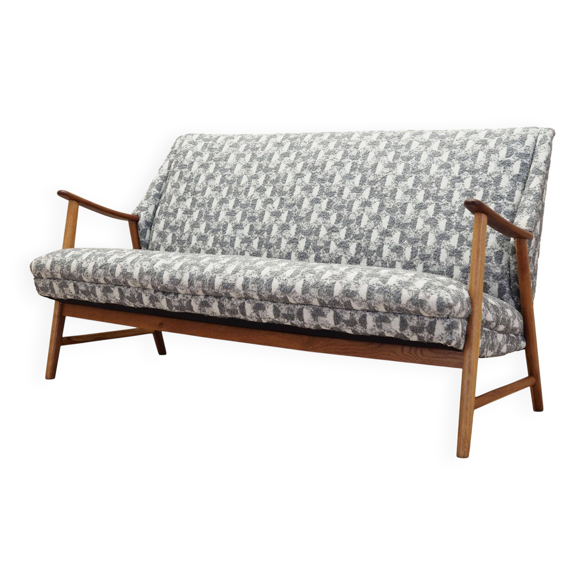 Canapé en chêne, design danois, années 1970, production : Danemark