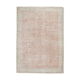 Tapis de ferme floral de couleur neutre 362x257cm