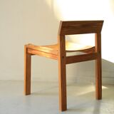 Paire de chaises en bois