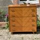 Vintage chest of drawers compass feet