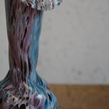 Pink and twisted blue vase