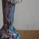 Pink and twisted blue vase