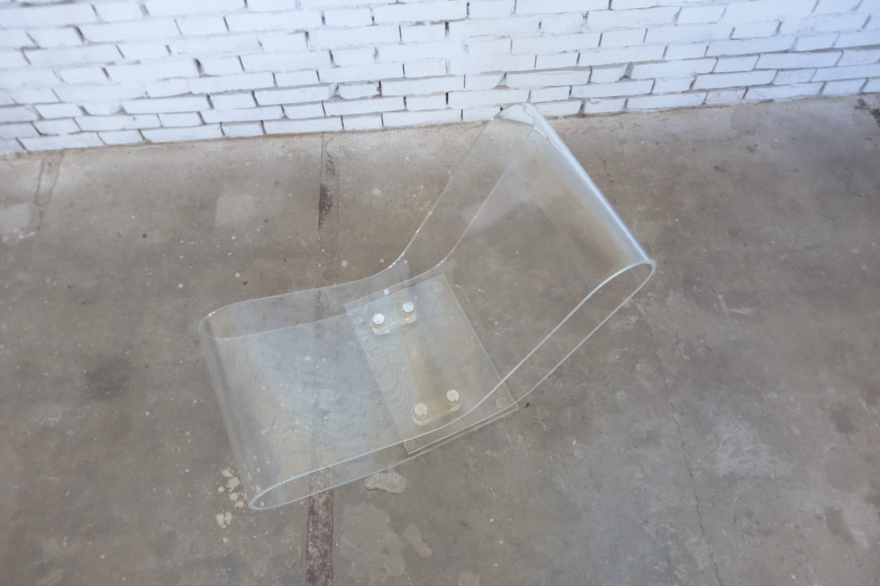 LCP plexyglass lounge chair Kartell 2000s