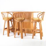 Rattan bar