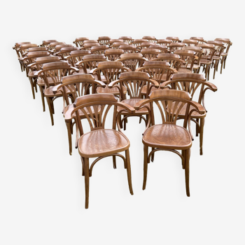 50 chaises Fauteuils bistrot bois courbé Fischel Thonet Bugholzstuhl bistro tuna chairs bentwood 198