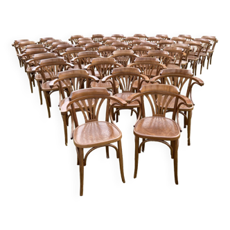 50 chairs Bistro armchairs curved wood Fischel Thonet Bugholzstuhl bistro tuna chairs bentwood 198