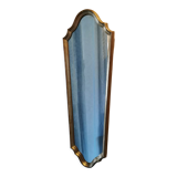 Long gilded mirror Louis XV style, 95x35 cm