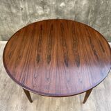 Extendable Scandinavian rosewood table, 1960s