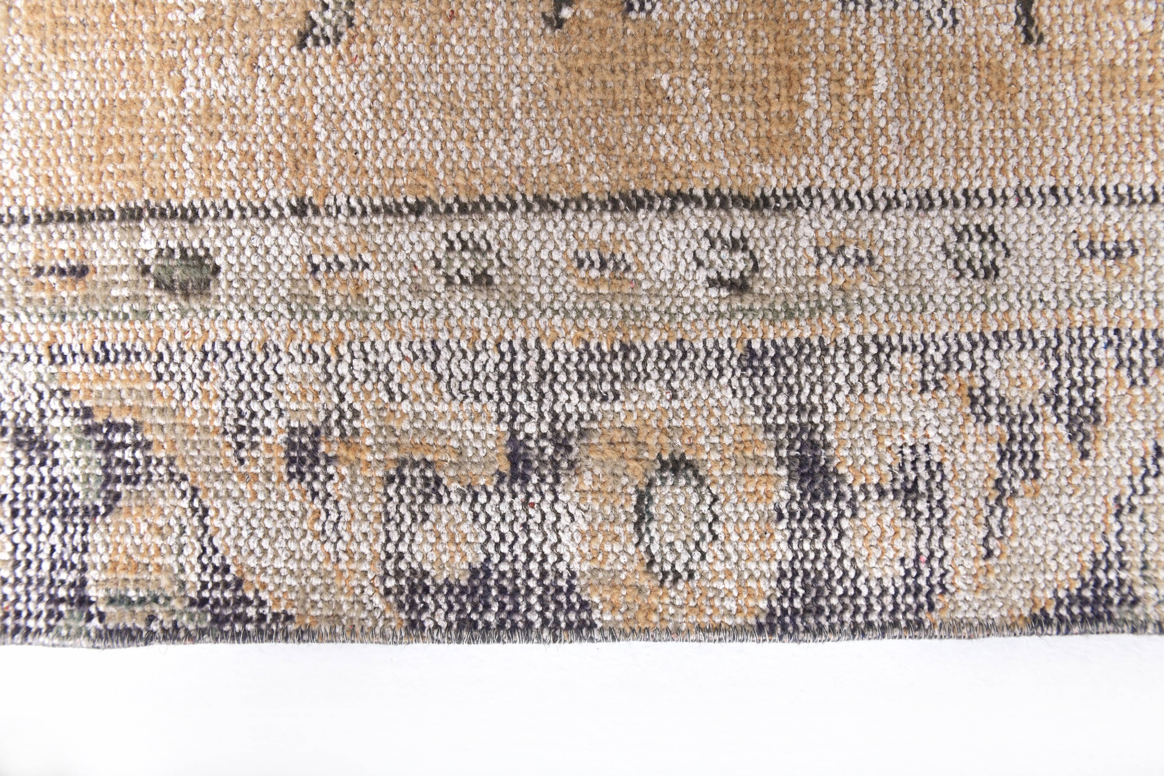 5x9 Peach Orange Handmade Wool Vintage Rug, 172x277Cm SK 240635