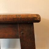 Oak work stool
