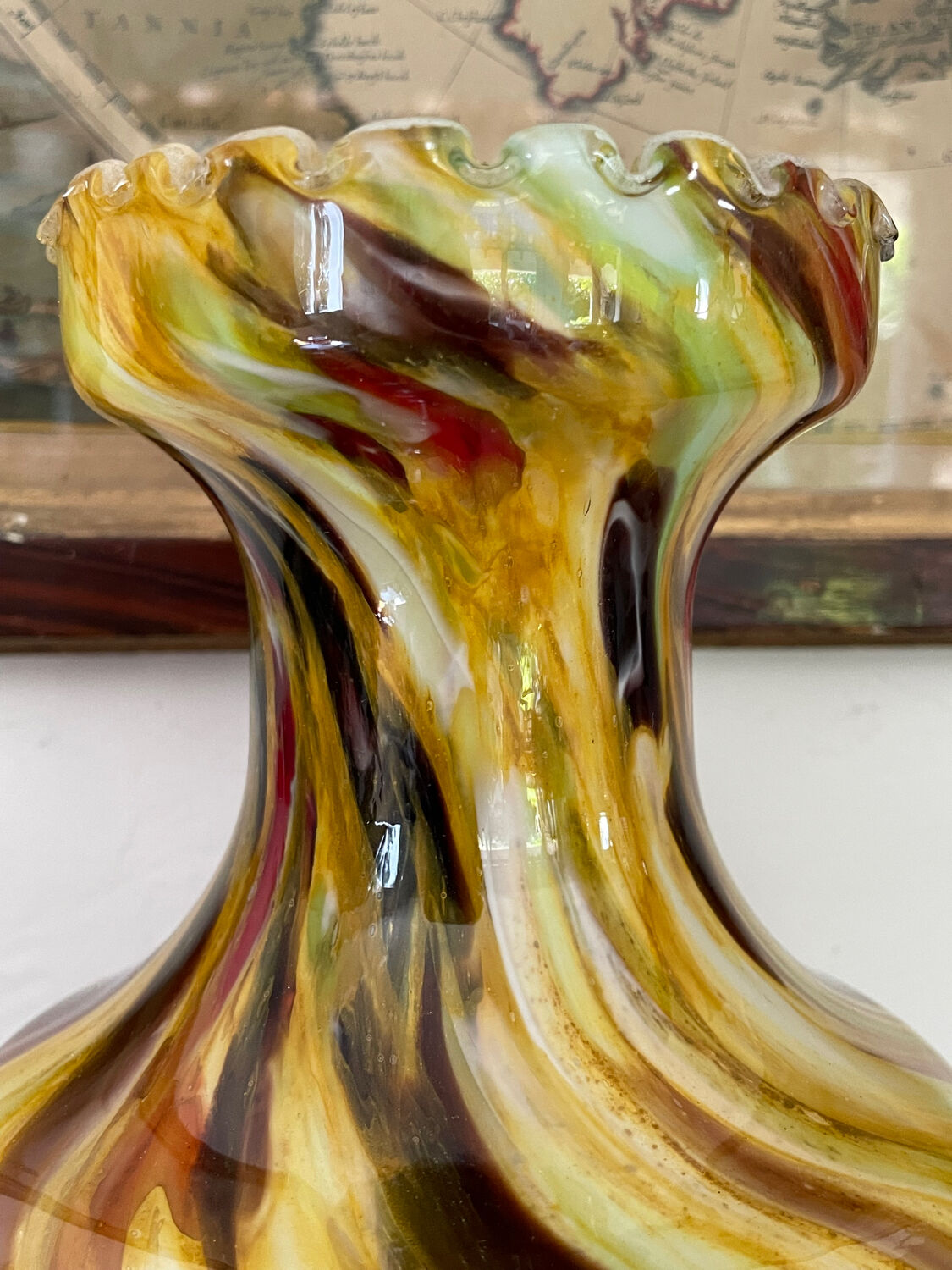 Italian vase Cristal Fiam vintage