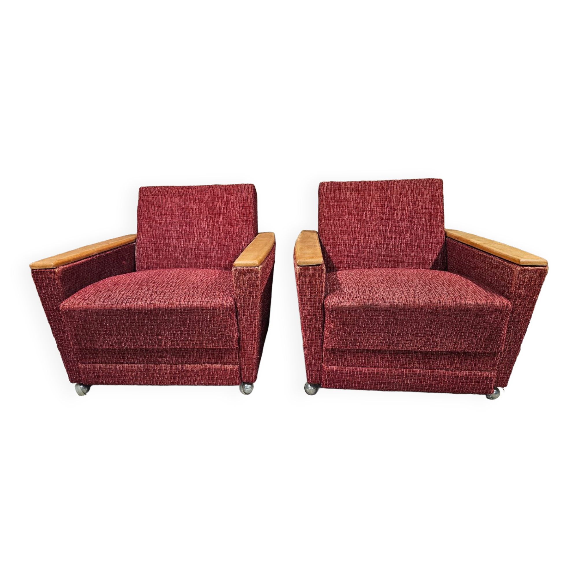 Pair of vintage armchairs 1960