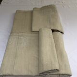 Pair of hemp sheets marked DB