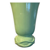 Vintage glazed ceramic vase France