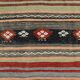 Brick Red Color Kilim Rug, 184x334Cm Living Room Rug,