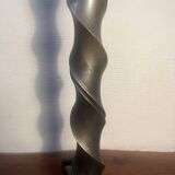 Hammered wrought iron lamp base – 1950s