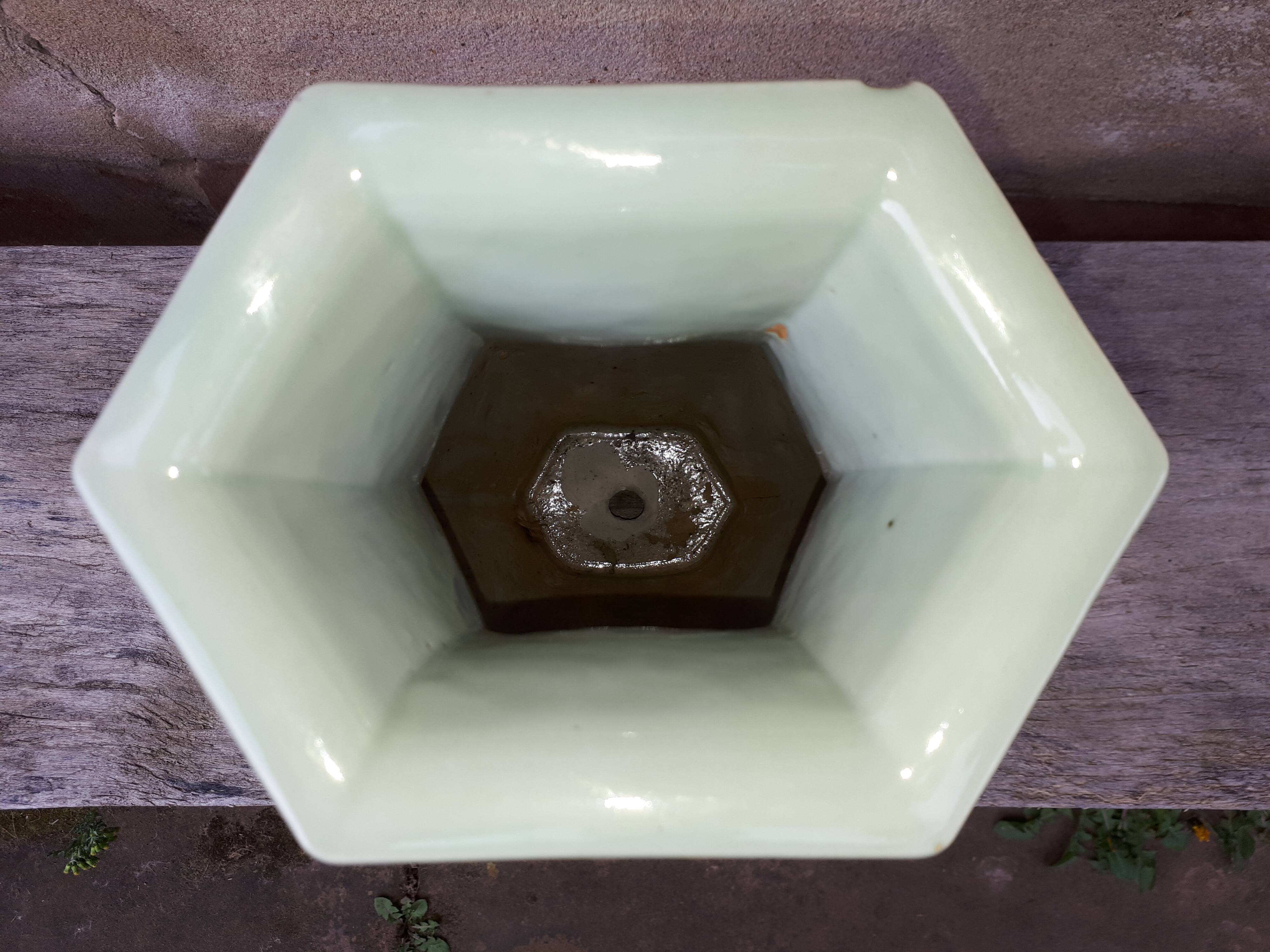 Chinese celadon vase (green porcelain), China, Daoguang period