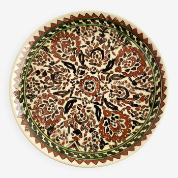 Decorative ceramic plate