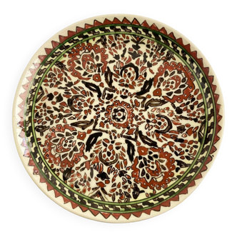 Decorative ceramic plate