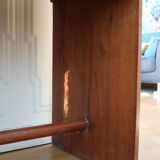 Brutalist side table console