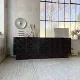 Brutalist sideboard attributed to De Coene 70s