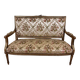 Louis XVI Style Bench In Golden Wood, mid-19th century