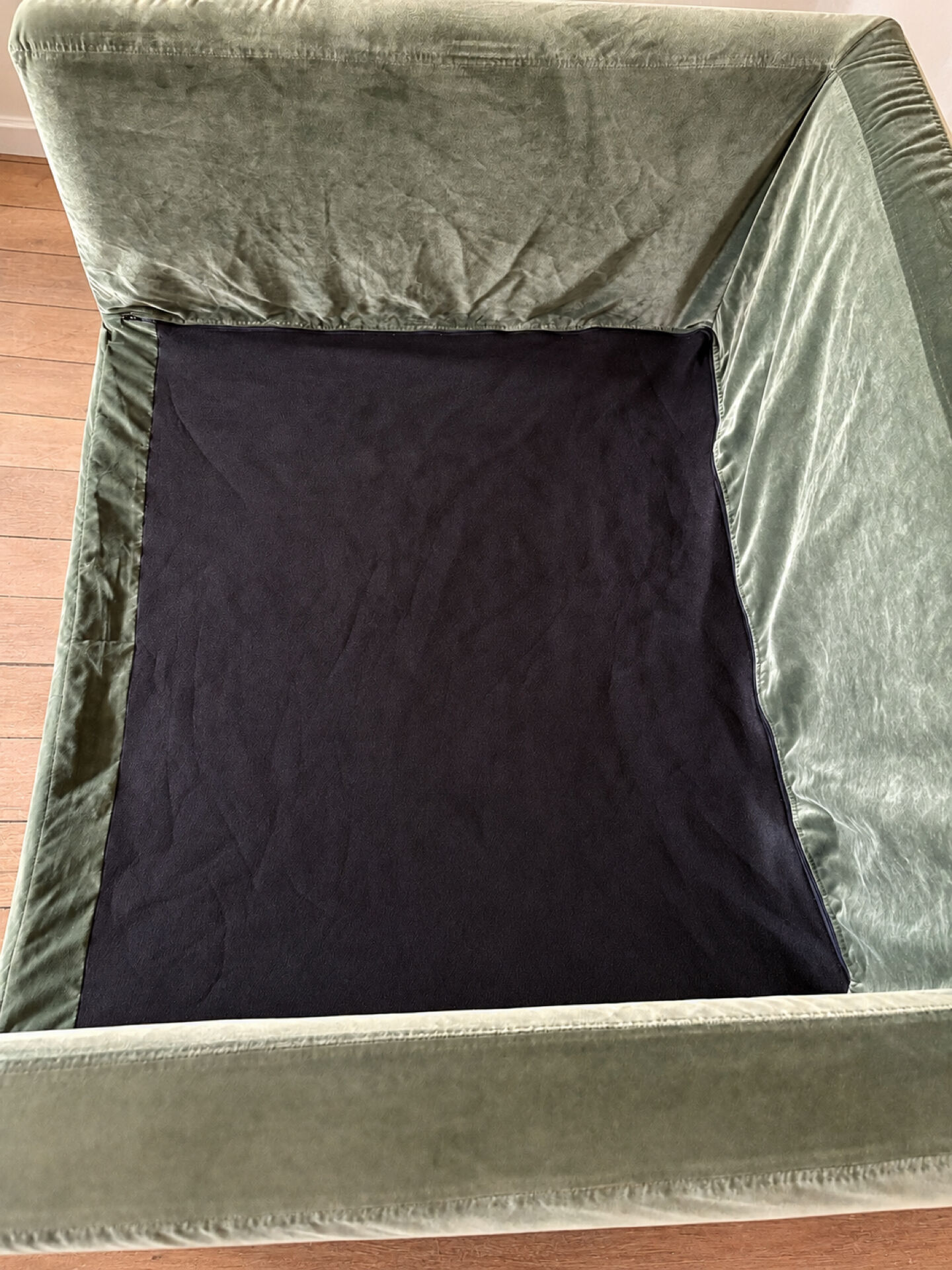 Fauteuil une place et demie Home Spirit en velours vert