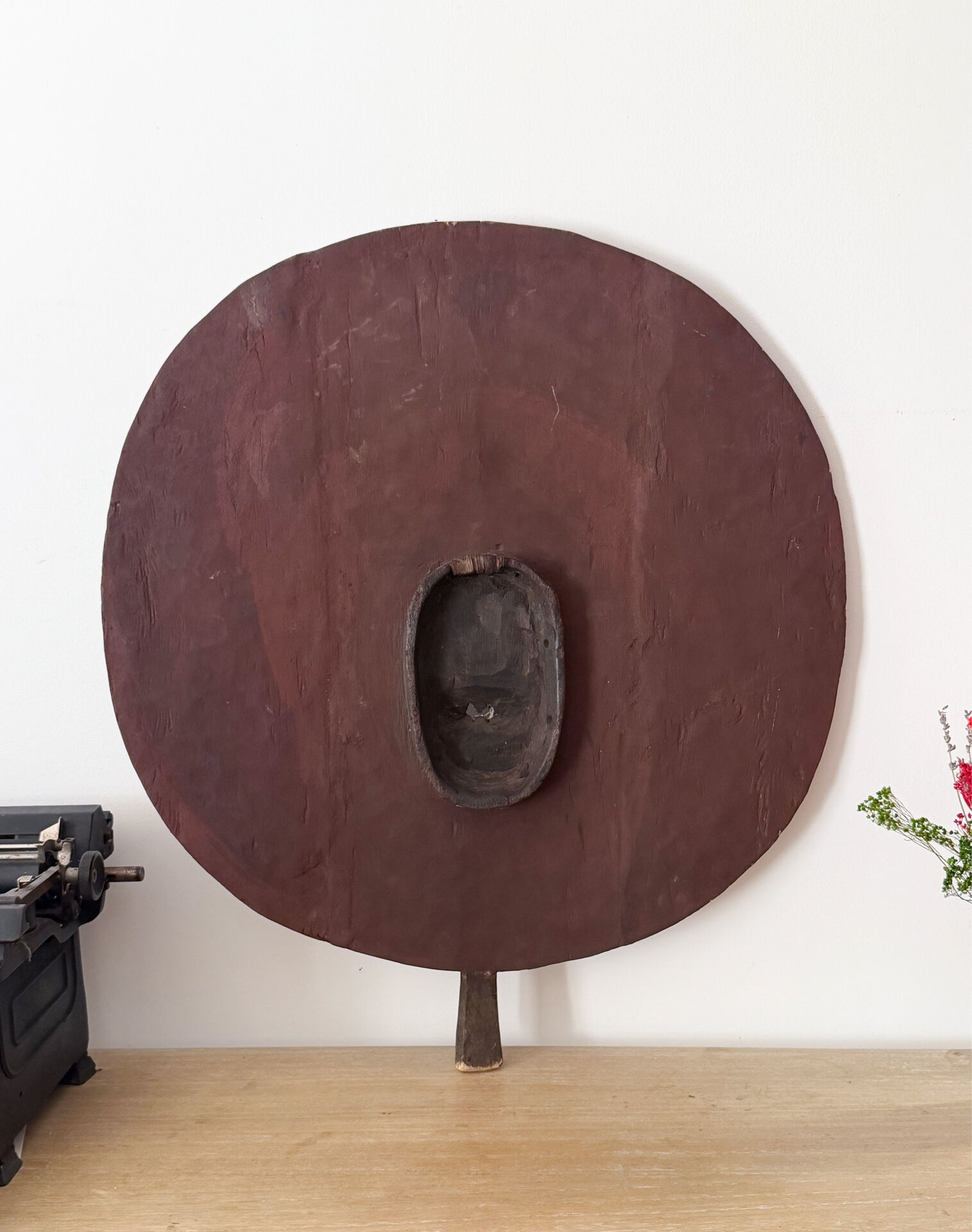 Large wooden sun mask (Burkina Faso)