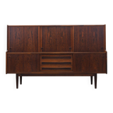 Buffet haut en palissandre, design danois, années 1960, designer : Johannes Andersen, fabrication : Skaaning Furnitu