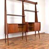 Mid-Century Teak Wall Unit „Panto” from Einar Raknes & Sønner Møbelfabrikk