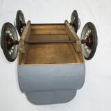 40 year old doll stroller, wood and aluminum