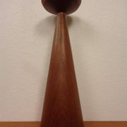 Large Teak Candleholder from Anri Form, Italy, 1960s