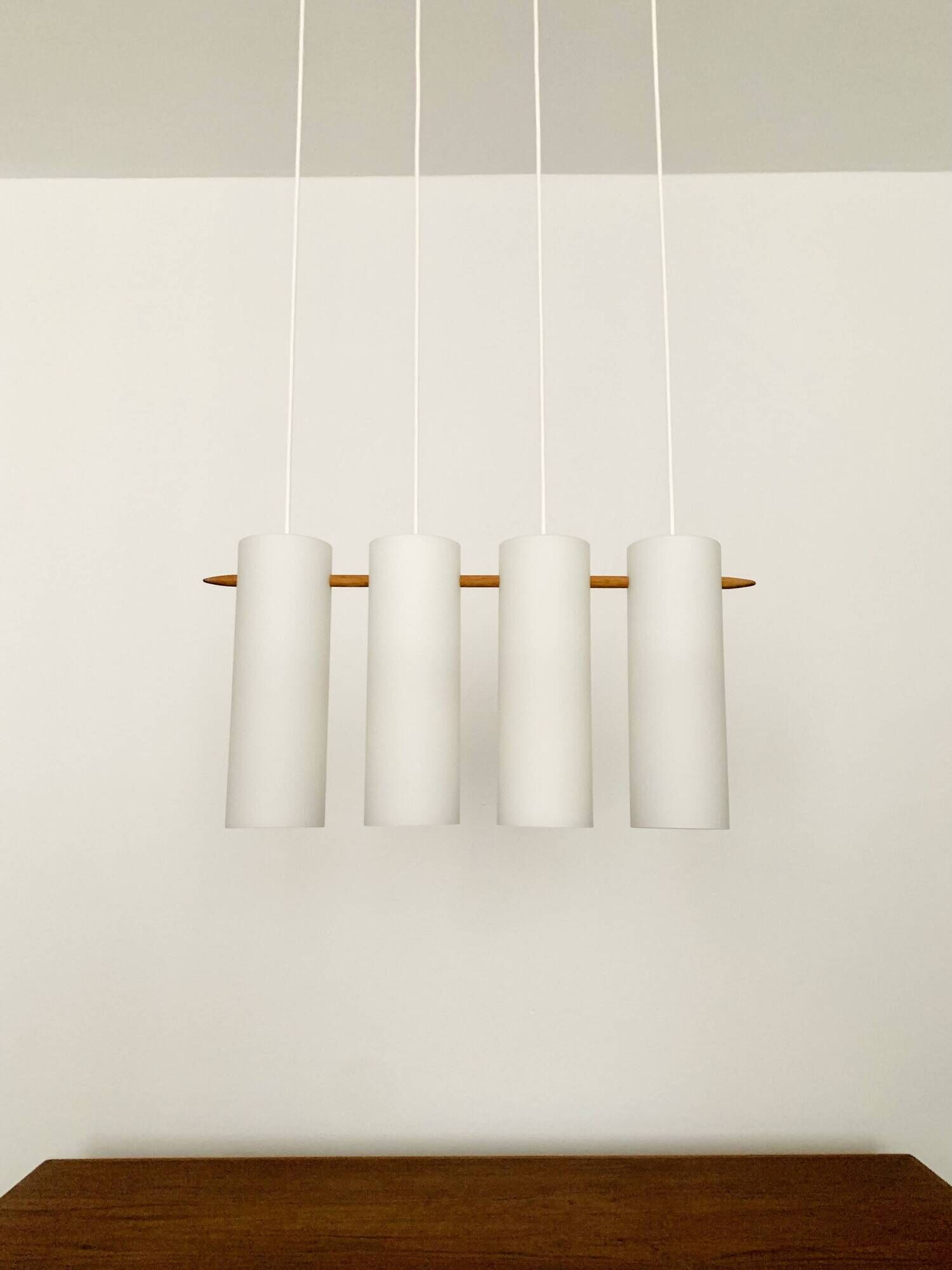 Lampe à Suspension Opaline par Uno et Östen Kristiansson