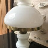 Opaline seventies lamp