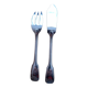 26-piece silver-plated fish set and serving cutlery