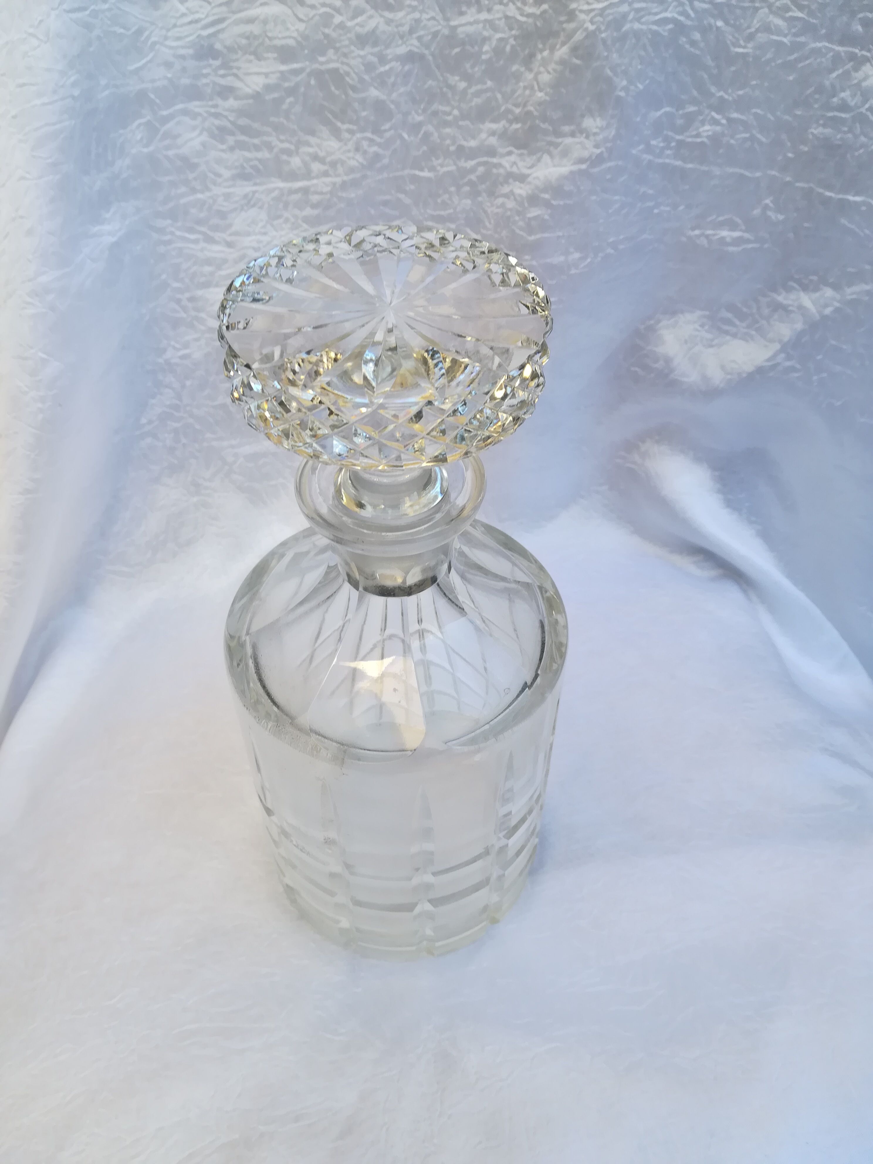 Crystal whiskey decanter