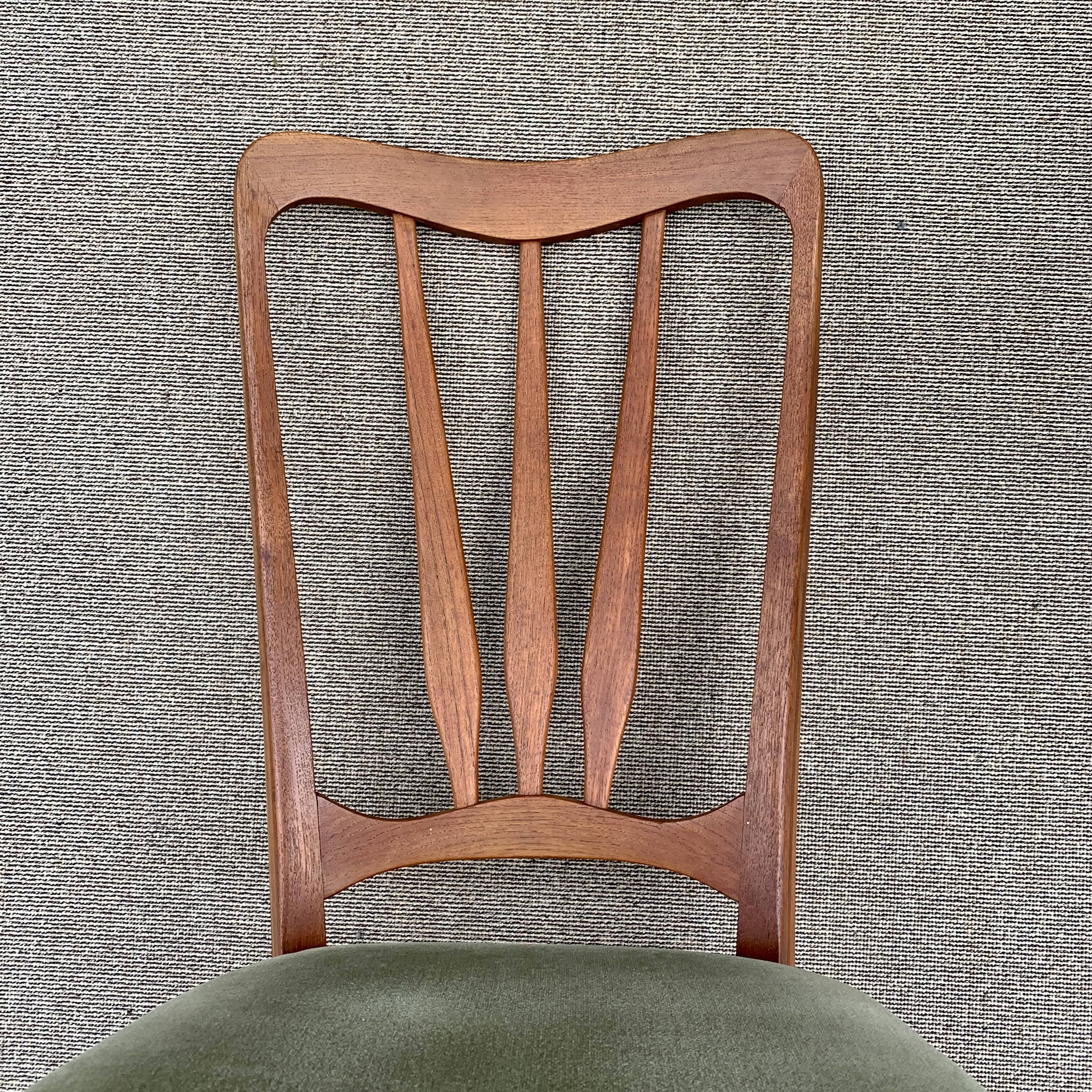 Pair of Ingrid Niels Koefoed teak chairs, Denmark 1960