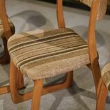 Set of 6 vintage 1960s 'Sleigh' chairs