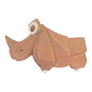 Rhinocéros vintage en
