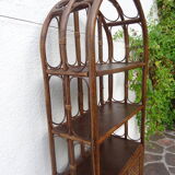 Rattan canning shelf